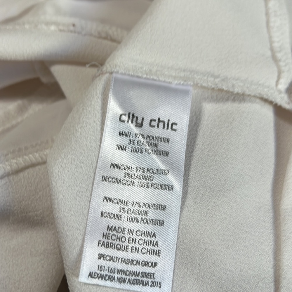 City chic sheer panel blouse - Picture 8 of 8